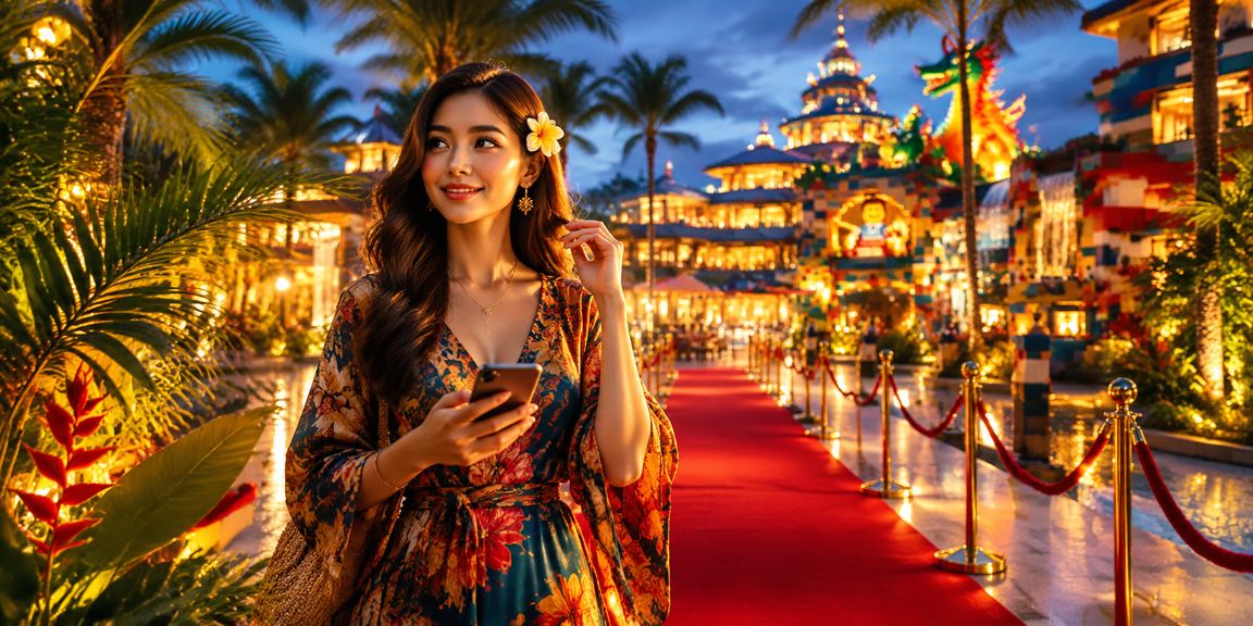 Malay-style Malaysian mobile casino with a secure login interface